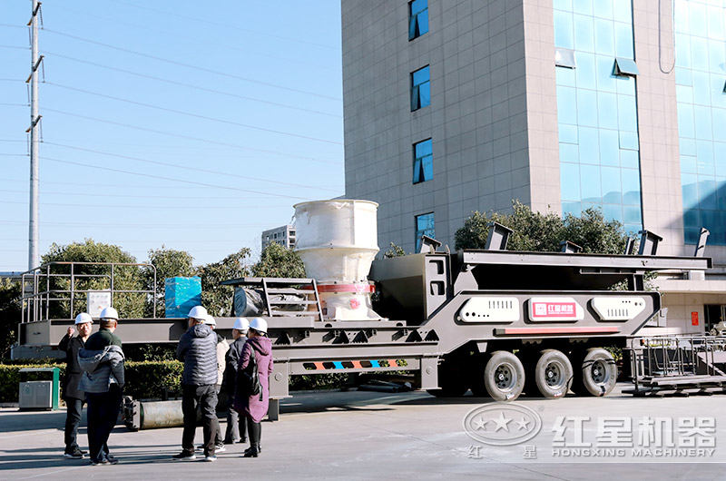 红星客户到厂参观建筑垃圾处理世界杯压球官网-世界杯(中国)
