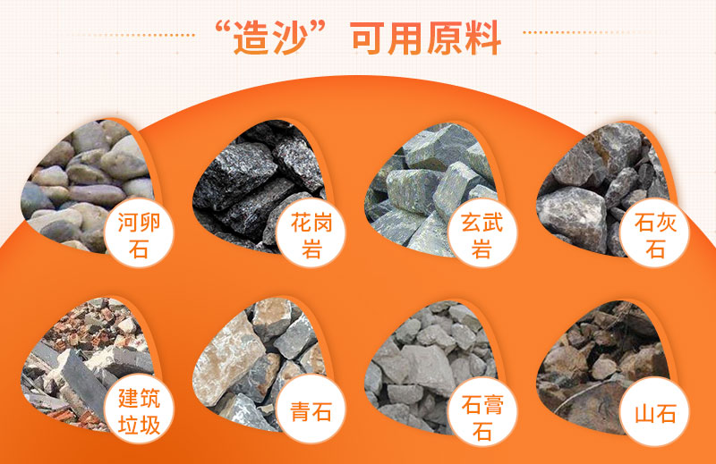 这些物料可以被岩石制砂世界杯压球官网-世界杯(中国)
破碎制成砂子 这些物料可以被岩石制砂世界杯压球官网-世界杯(中国)
破碎制成砂子